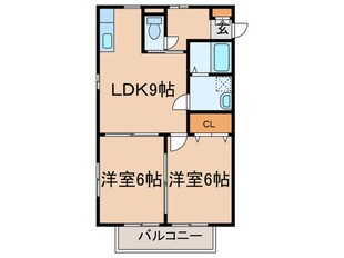 プレッソリ－バⅡの物件間取画像